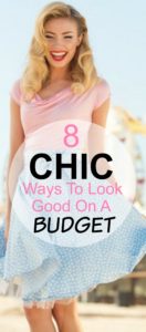 How to look on a budget